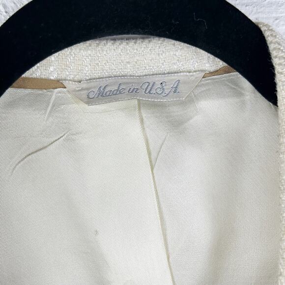 Levi Strauss Tailored Classics Vintage Cream Blazer – Classic Fit,‎ L - Picture 6 of 12